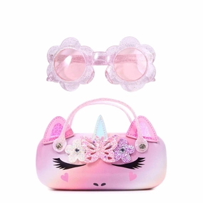 Miss Gwen Unicorn Crown Sunglasses and Case