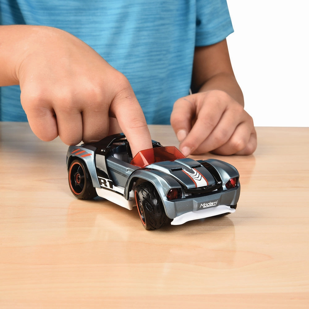 Modarri R1 Roadster Deluxe DIY Toy Car Kit - Interactive Building Fun for Kids 6 