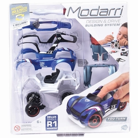 Modarri R1 Roadster Deluxe DIY Toy Car Kit - Interactive Building Fun for Kids 6 