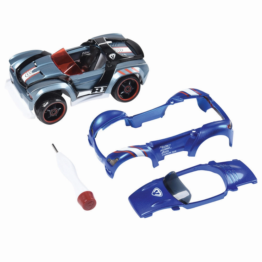 Modarri R1 Roadster Deluxe DIY Toy Car Kit - Interactive Building Fun for Kids 6 
