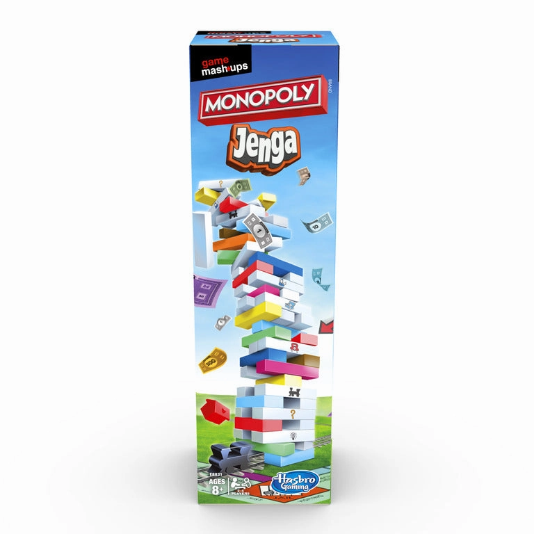 Monopoly Jenga Game Mash Up