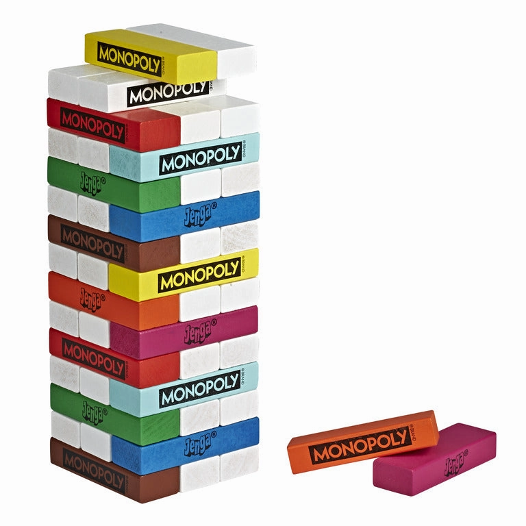 Monopoly Jenga Game Mash Up
