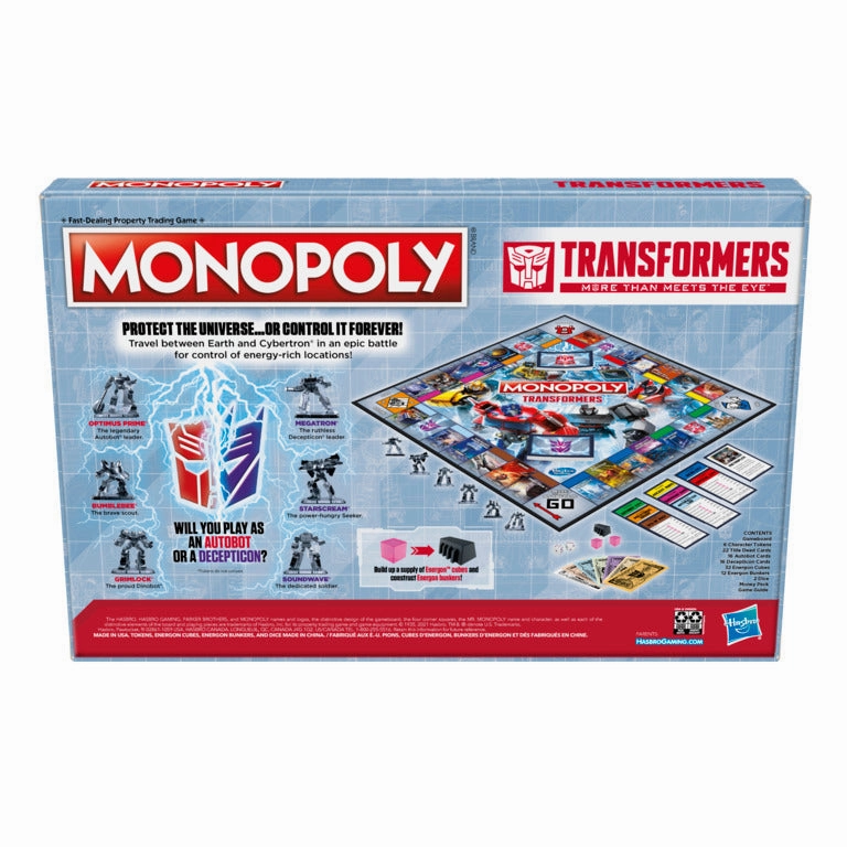 Monopoly Transformers Edition