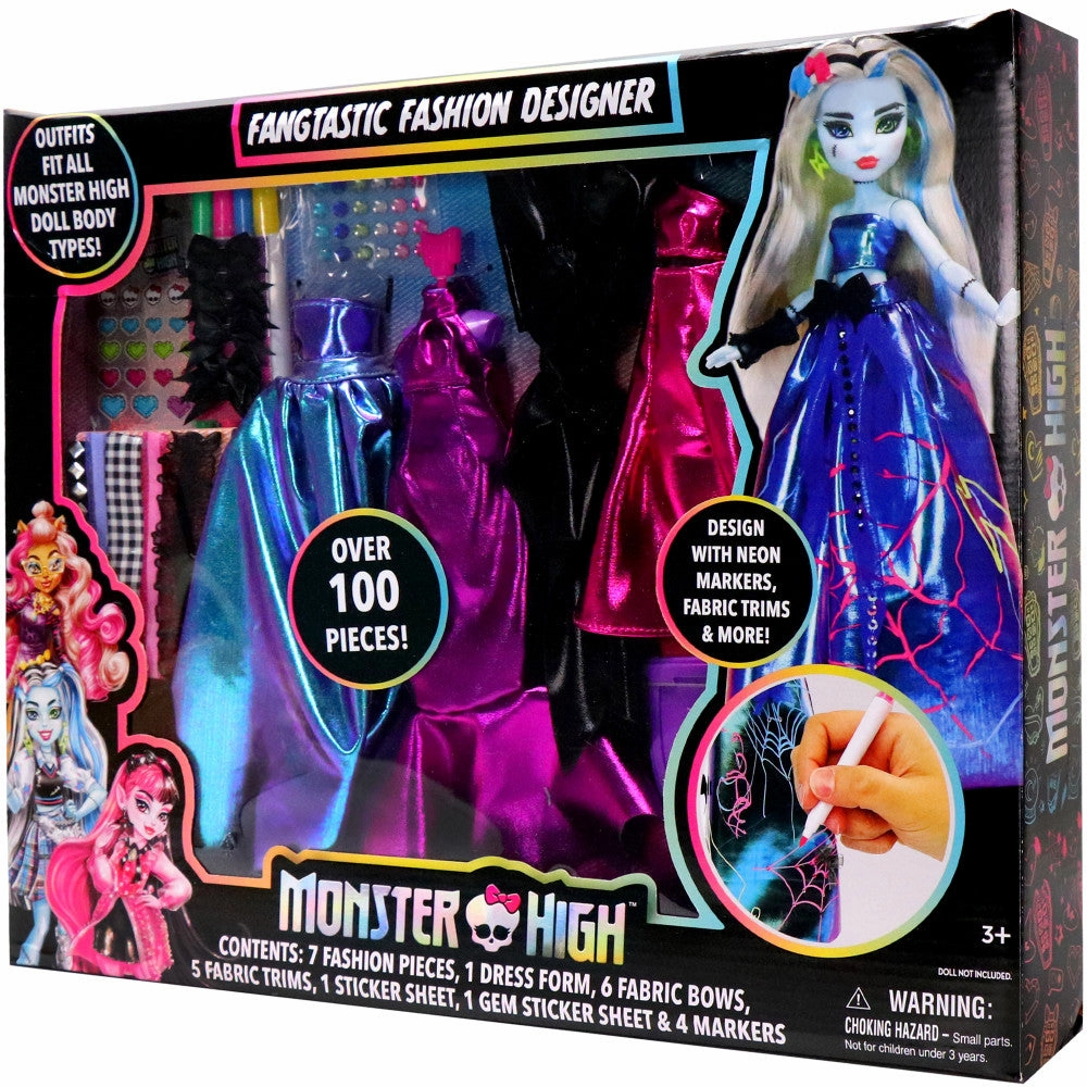 Monster High Fangtastic Fashion Designer Doll Dress-Up Kit