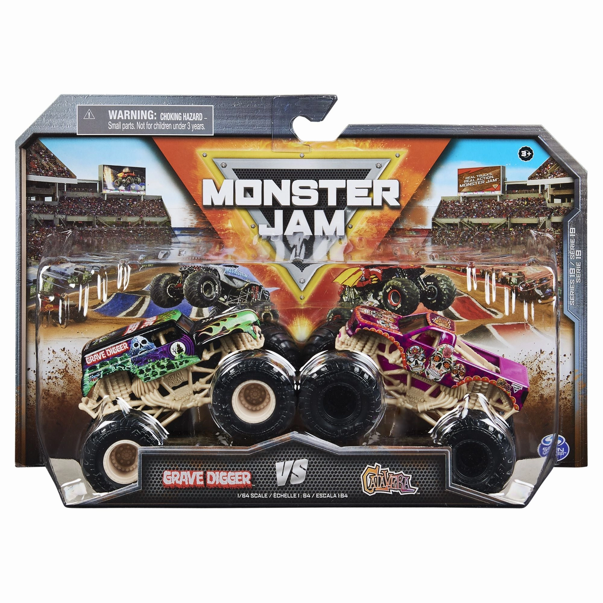 Monster Jam 1/64 2 Pack Assortment