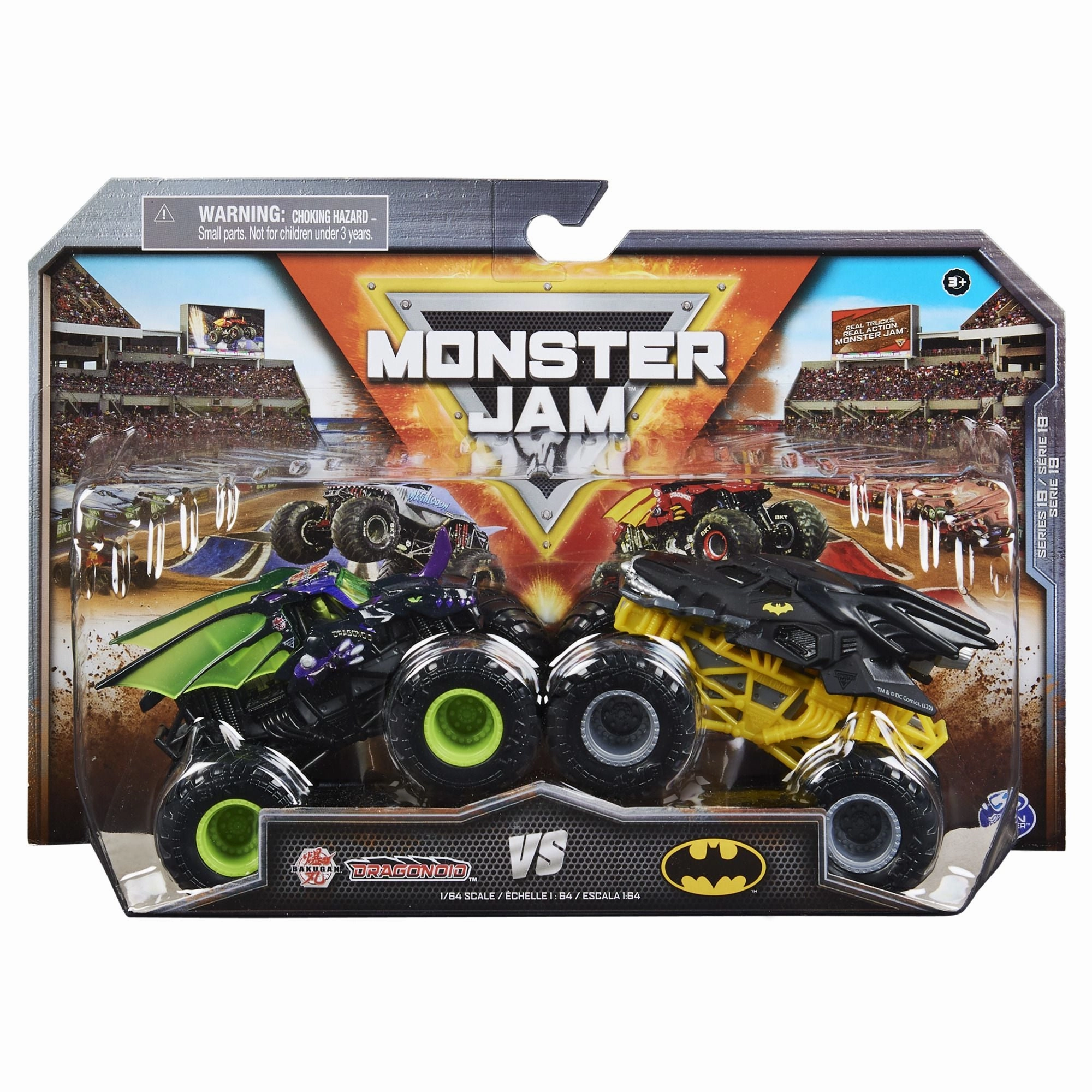 Monster Jam 1/64 2 Pack Assortment