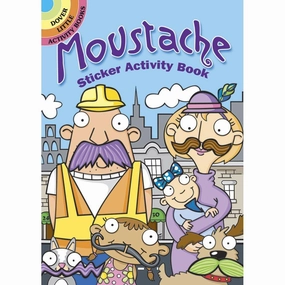 Moustache Sticker Activity Book