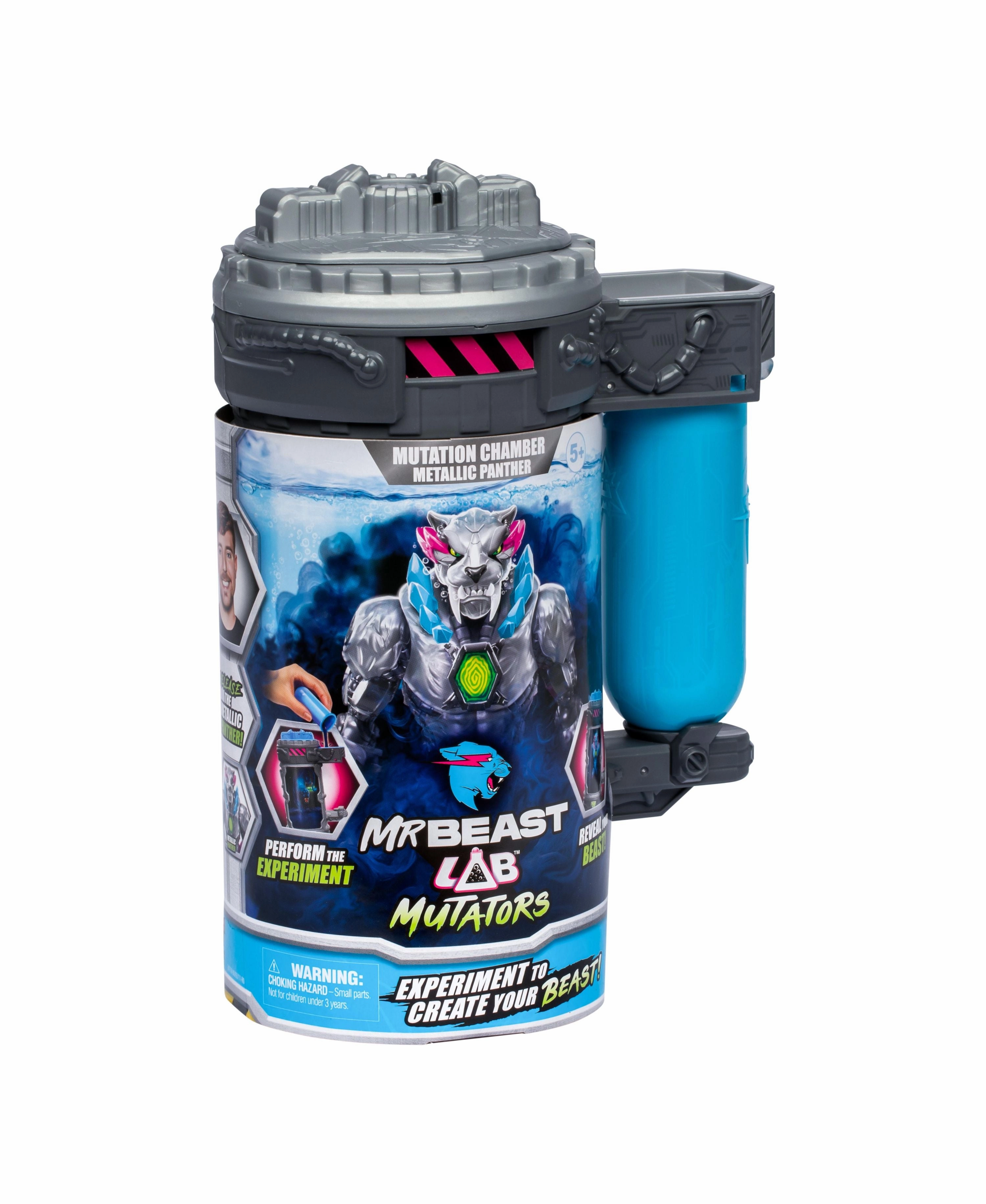 MrBeast Lab Mutator Metallic Panther Articulated Figure