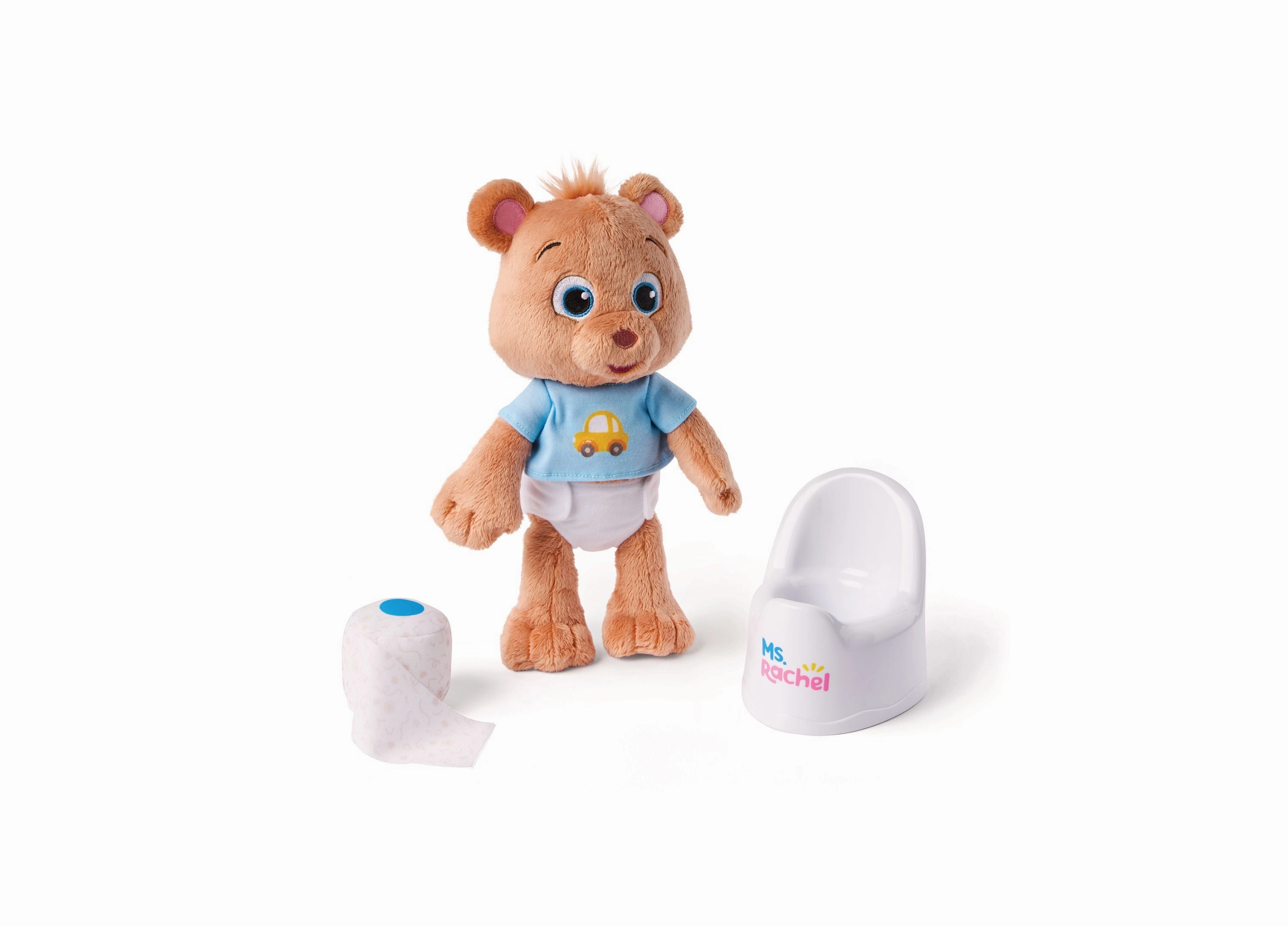 Ms. Rachel Potty Time with Bean Bear Plush Toy - Interactive Potty Training Set