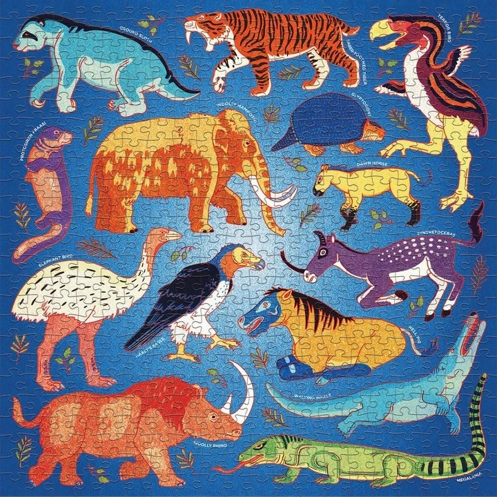 Mud Puppy 500 Piece Puzzle Prehistoric Kingdom