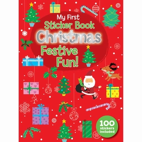 My First Sticker Book Christmas Festive Fun! With 100 Stickers
