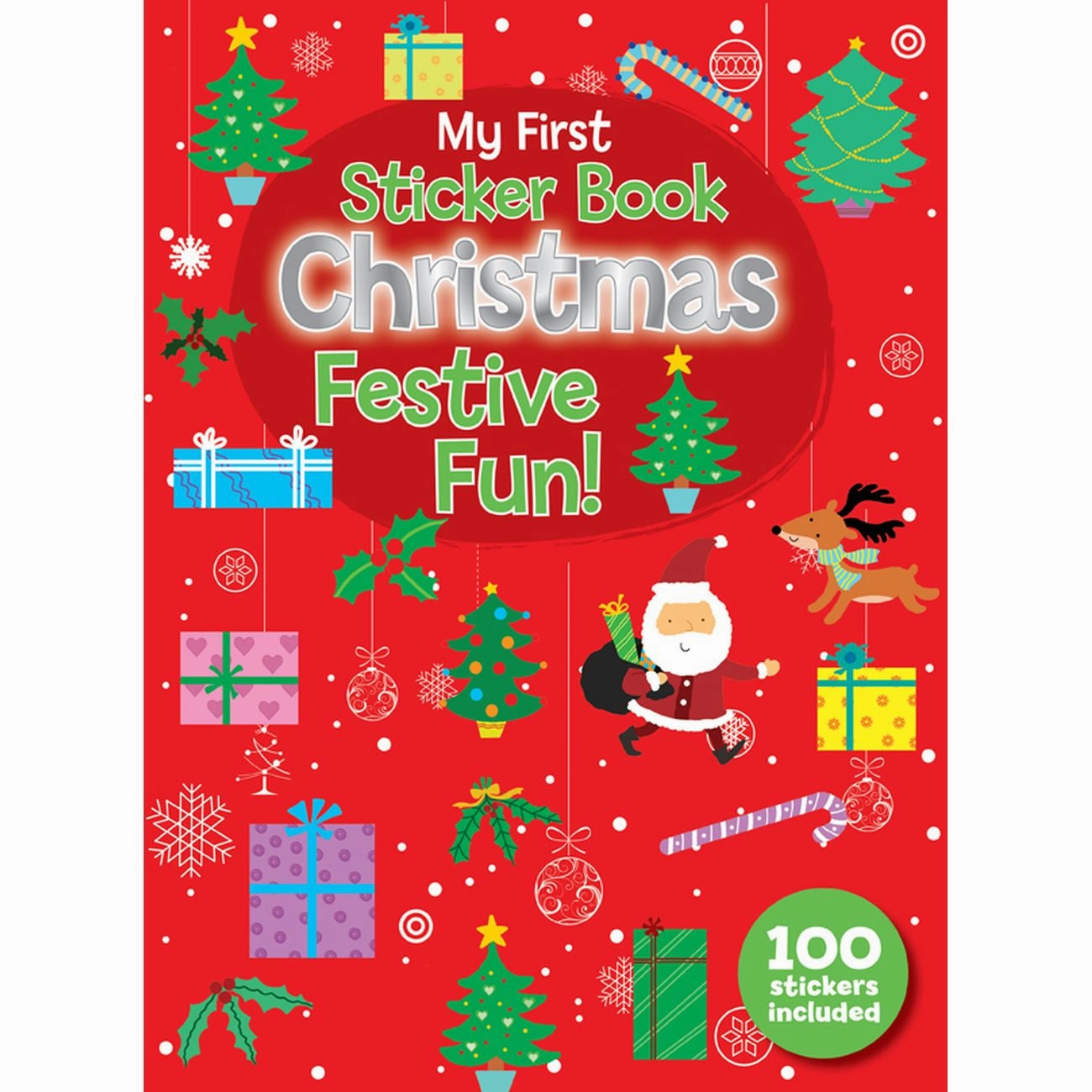 My First Sticker Book Christmas Festive Fun! With 100 Stickers