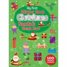 My First Sticker Book Christmas Santa's Sleigh Ride With 100 Stickers
