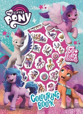 My Little Pony Movie Puffy Sticker Colouring Book