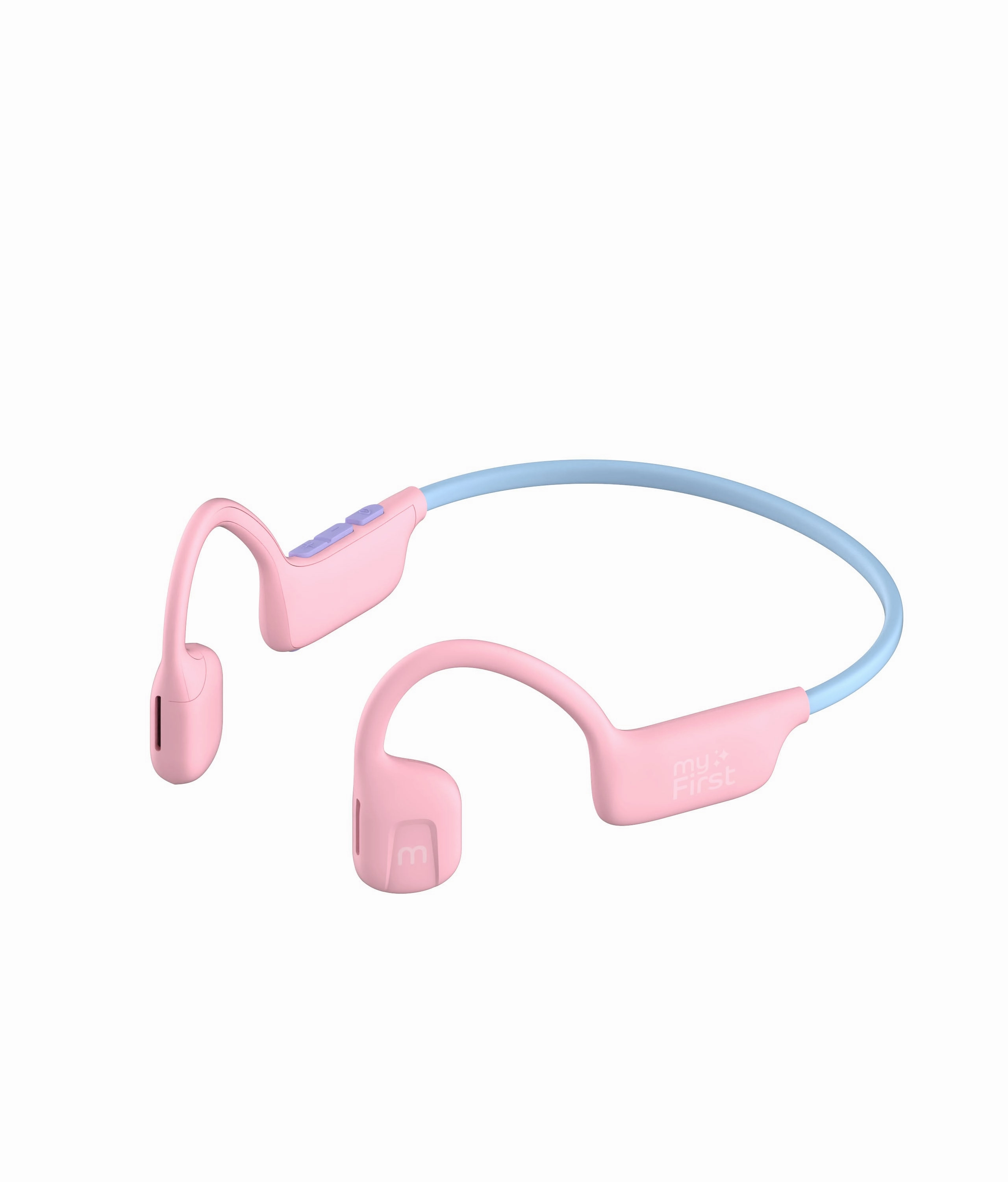 myFirst Headphones Airwaves: Pink, Kids' Wireless Open-Ear Model