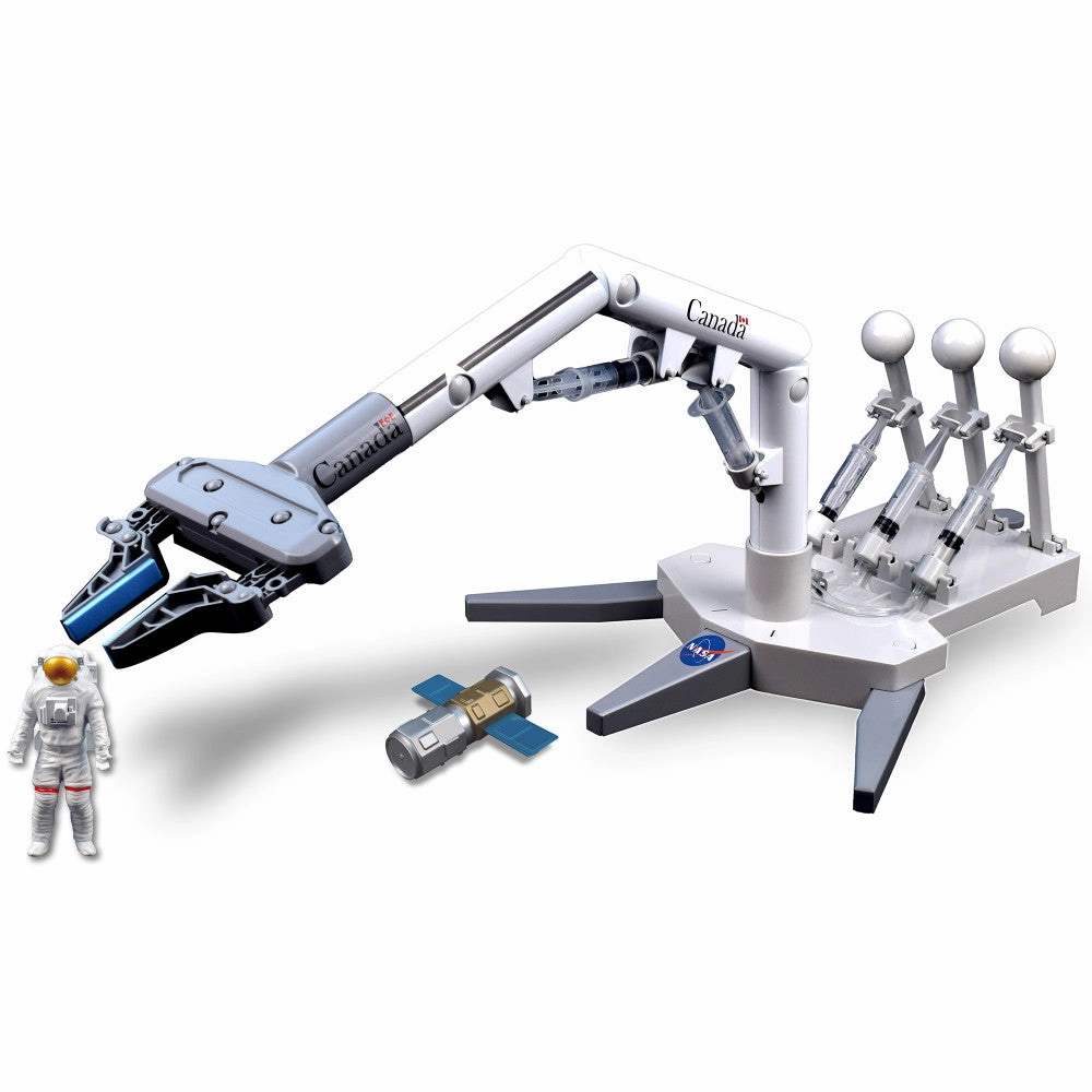 NASA Future Explorers Canadarm Robot Arm Mobility Kit - 108pc STEM Toy for Ages 8 