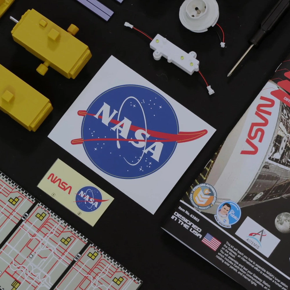 NASA Future Explorers: Gateway Space Station Interactive Model - Build & Learn STEM Toy for Ages 8 