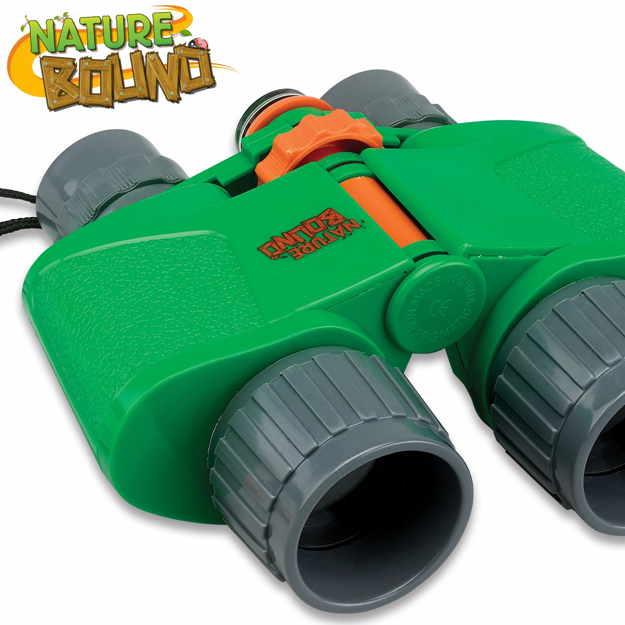 Nature Bound 6x35 Kids Binoculars with Compass - Outdoor Adventure Toy for Ages 3 