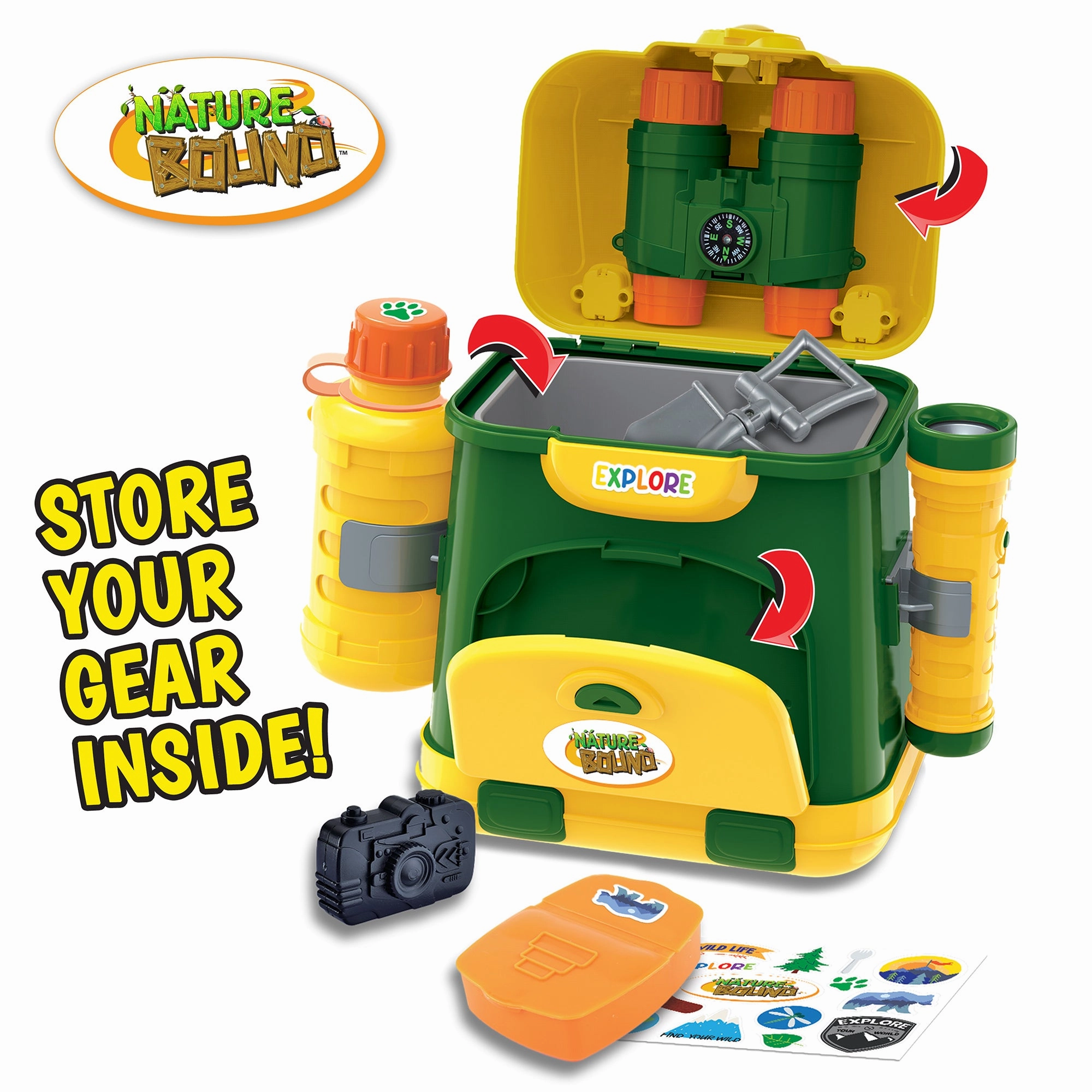 Nature Bound Explorer Backpack  9pc Toddler Adventure Kit