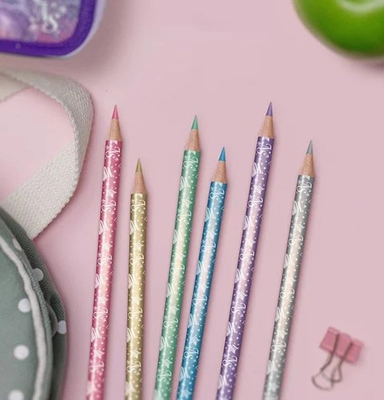 Nebulous Stars Colouring Pencil 6 Pack Metallic Colours
