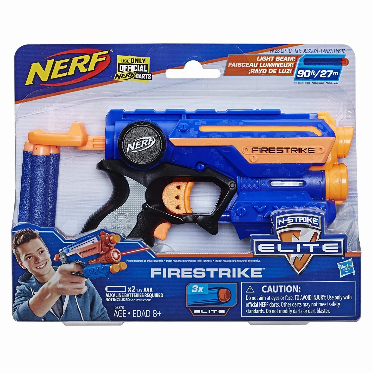 Nerf N-Strike Elite Firestrike Blaster for Ages 8 Years and Up