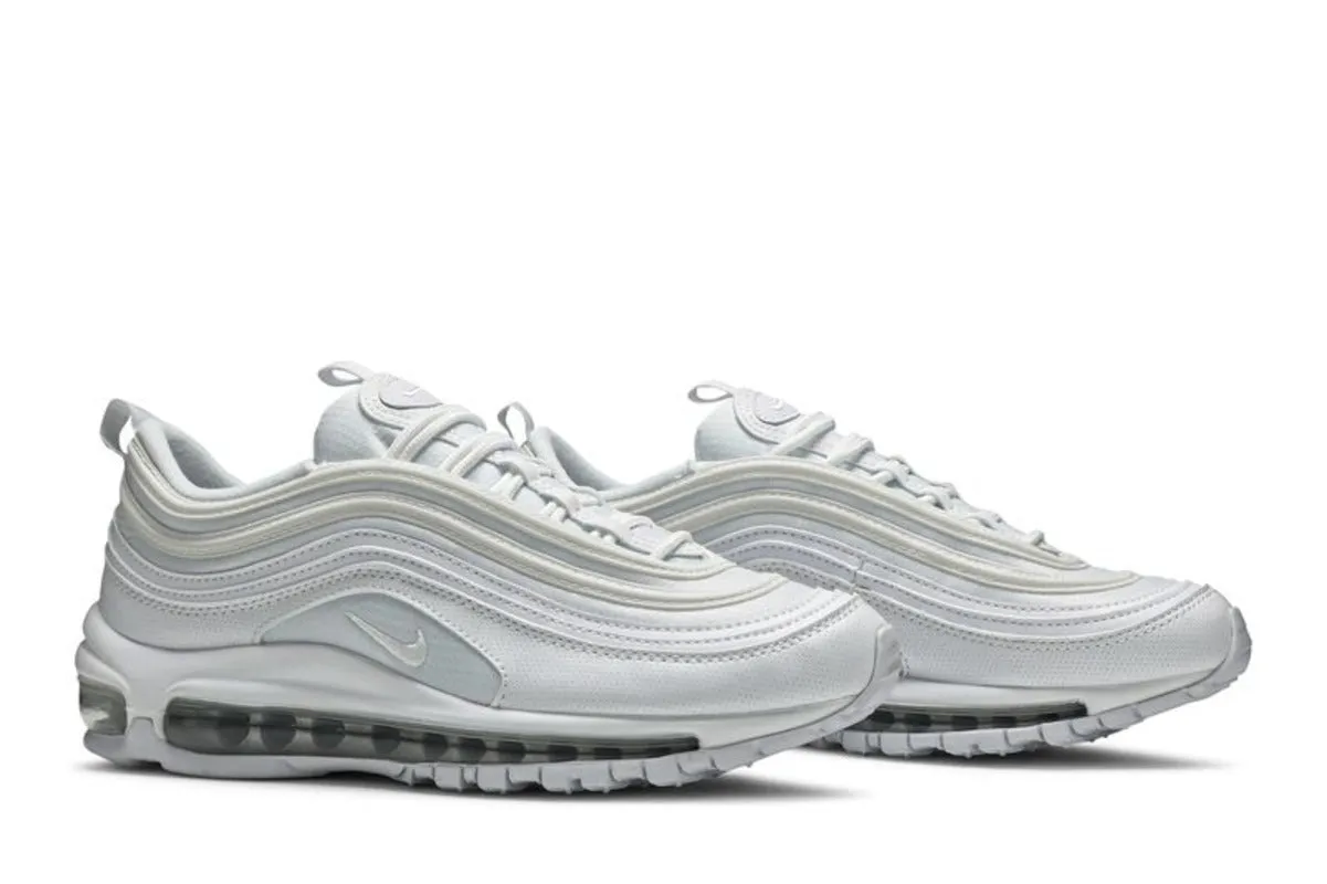 Nike Air Max 97 White Metallic Silver (GS)