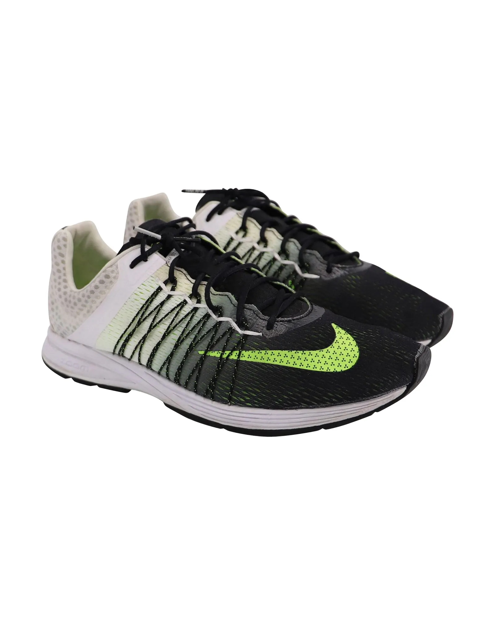 Nike Air Zoom Streak 5 in Black/Neon Polyester