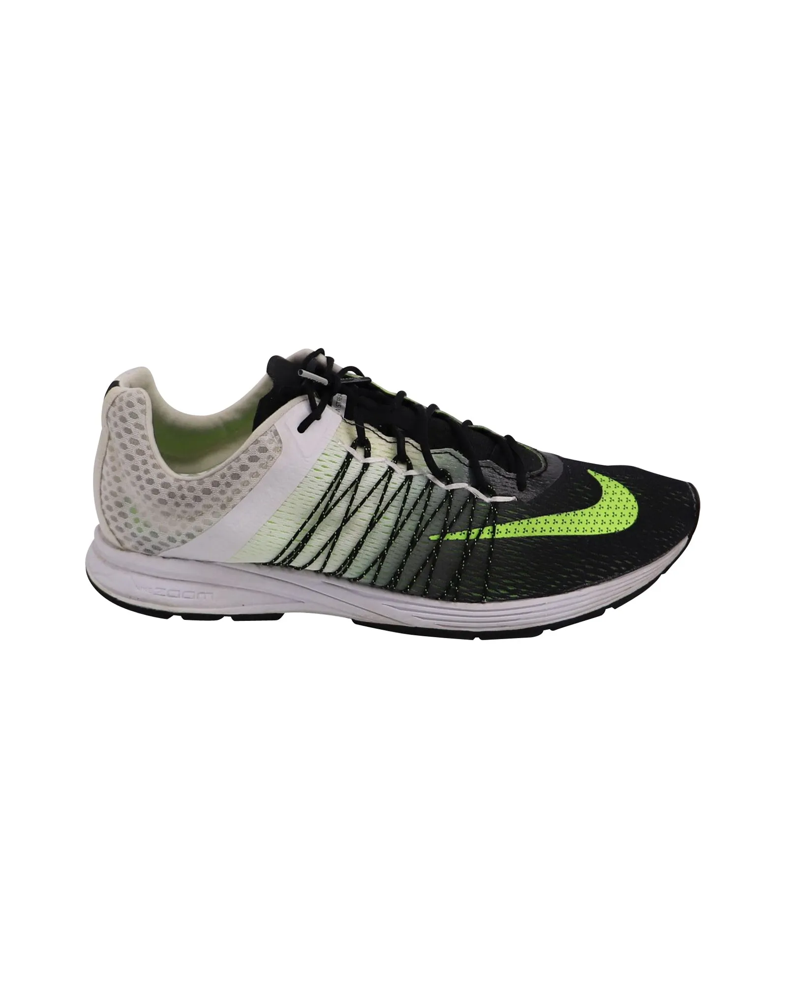 Nike Air Zoom Streak 5 in Black/Neon Polyester