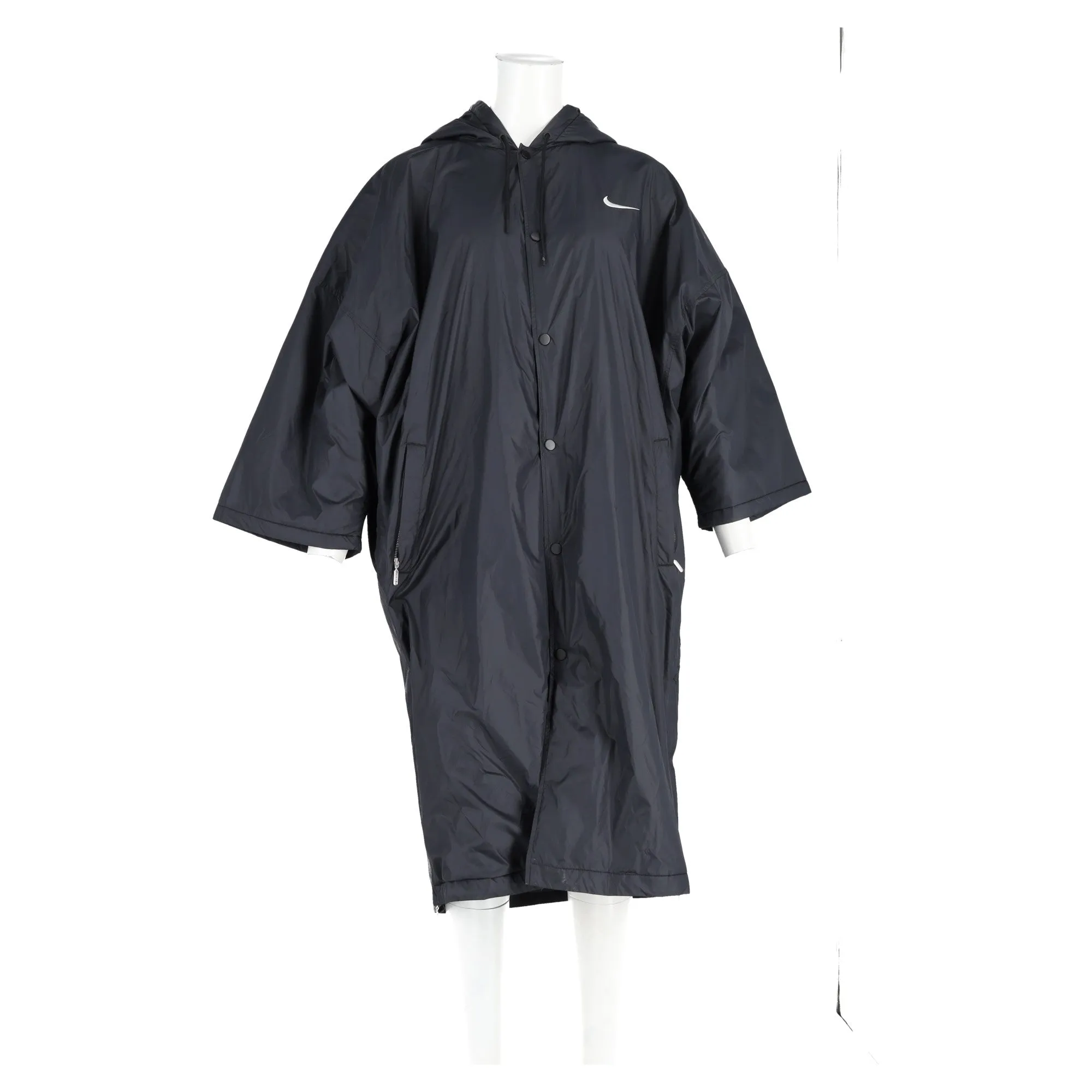 Nike x Fear of God Parka Coat in Black Nylon