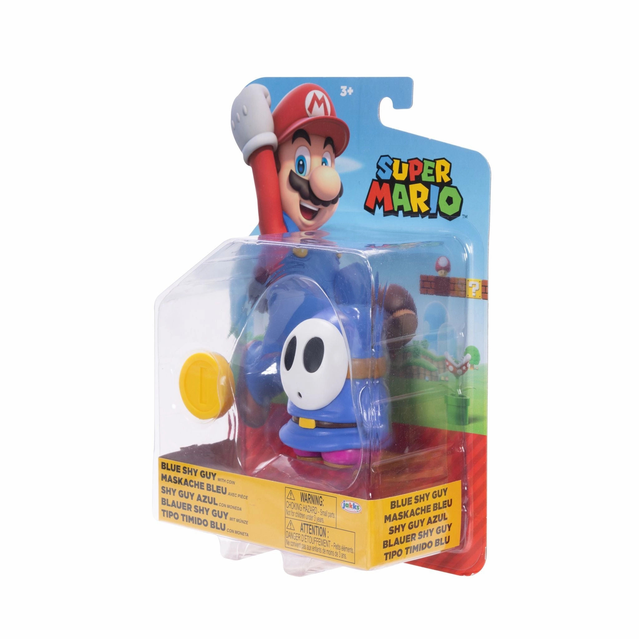 Nintendo Super Mario 4 Inch Figures Wave 38-Blue Shy Guy