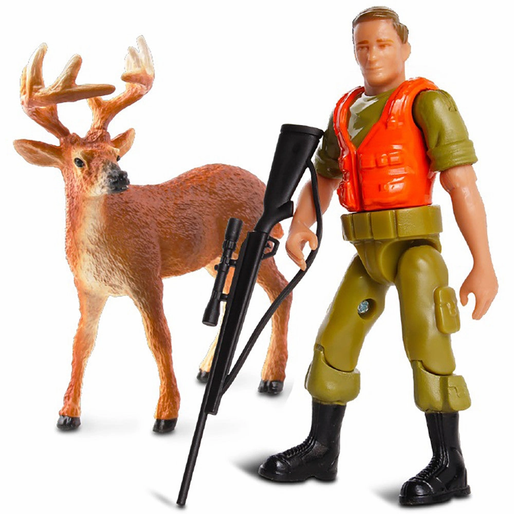 NKOK RealTree 1:18 Scale Buck Hunting Adventure Playset