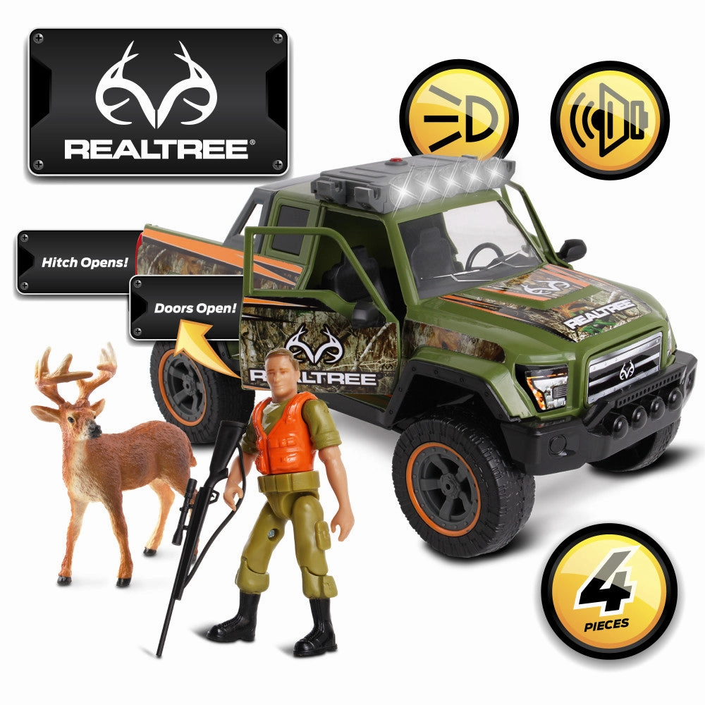 NKOK RealTree 1:18 Scale Buck Hunting Adventure Playset
