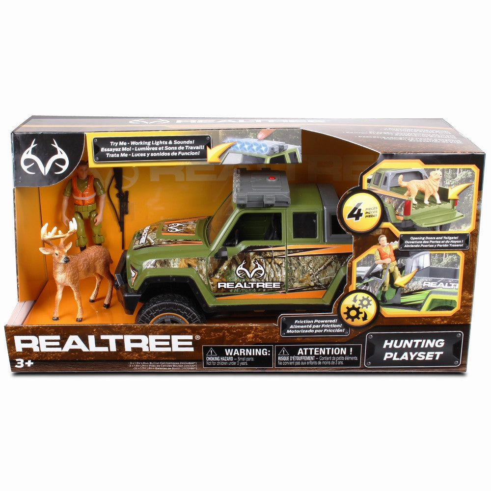 NKOK RealTree 1:18 Scale Buck Hunting Adventure Playset