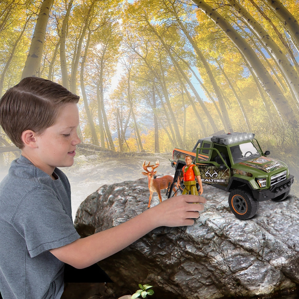 NKOK RealTree 1:18 Scale Buck Hunting Adventure Playset