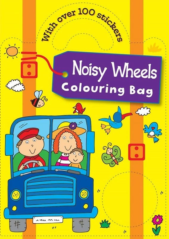 Noisy Wheels Colouring Book