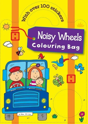 Noisy Wheels Colouring Book