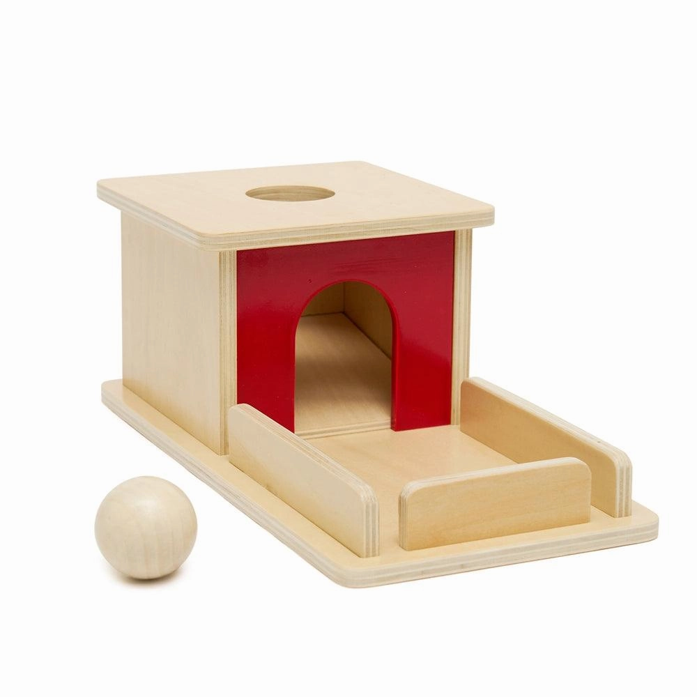 Object Permanence Box with Tray and Ball