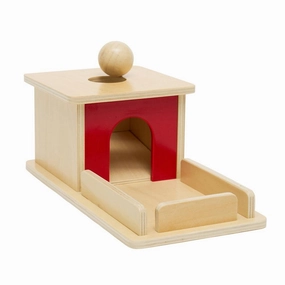 Object Permanence Box with Tray and Ball