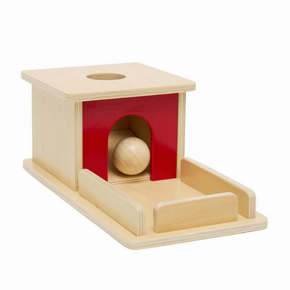 Object Permanence Box with Tray and Ball