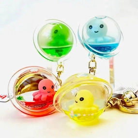 Octopus Floaty Keycharm