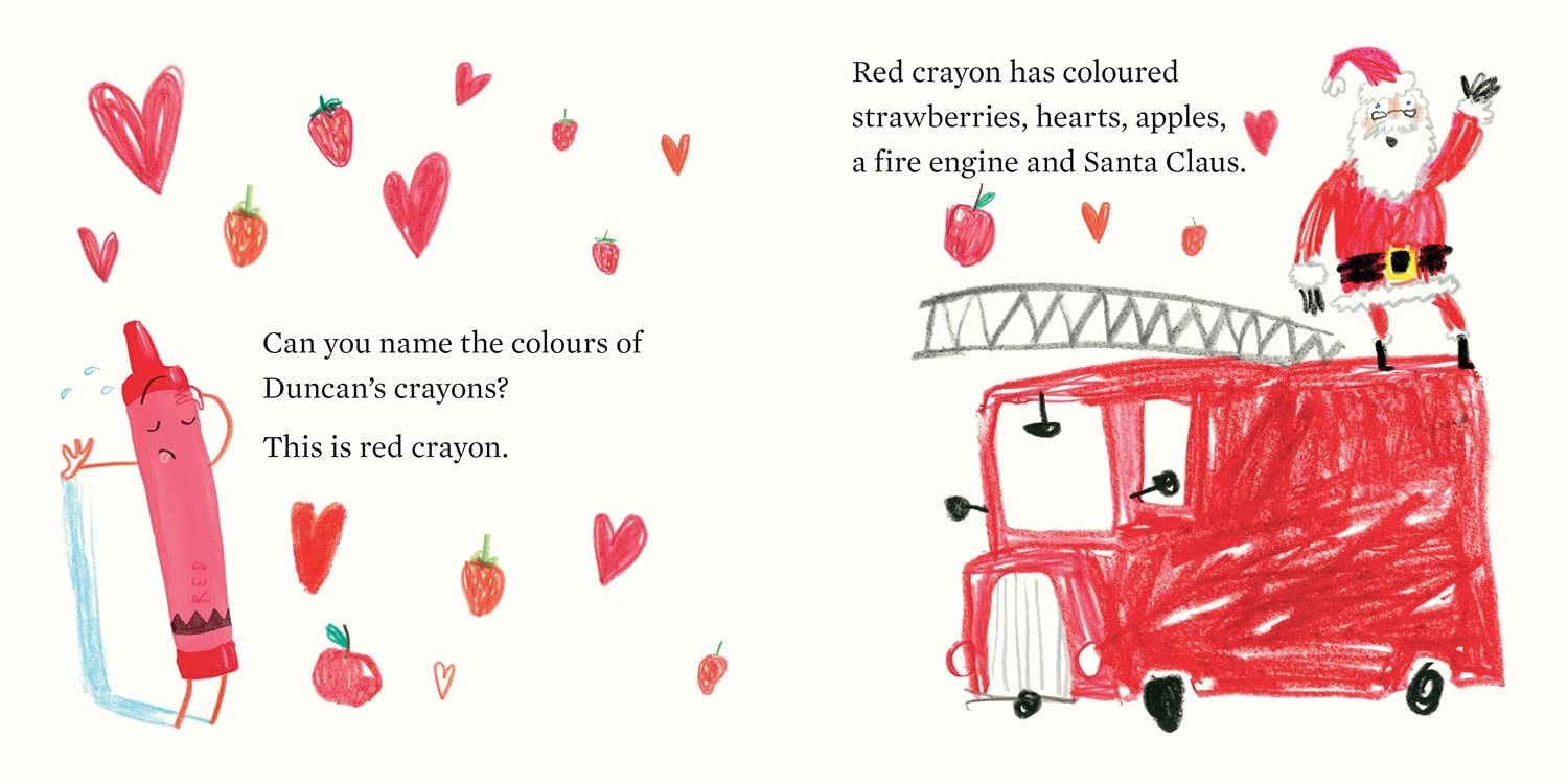 Oliver Jeffers The Crayons' Book Of Colours Board Book for ages 3 