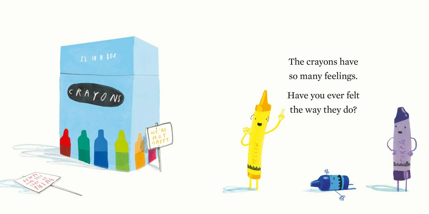 Oliver Jeffers The Crayons Book of Feelings Board Book for ages 3 
