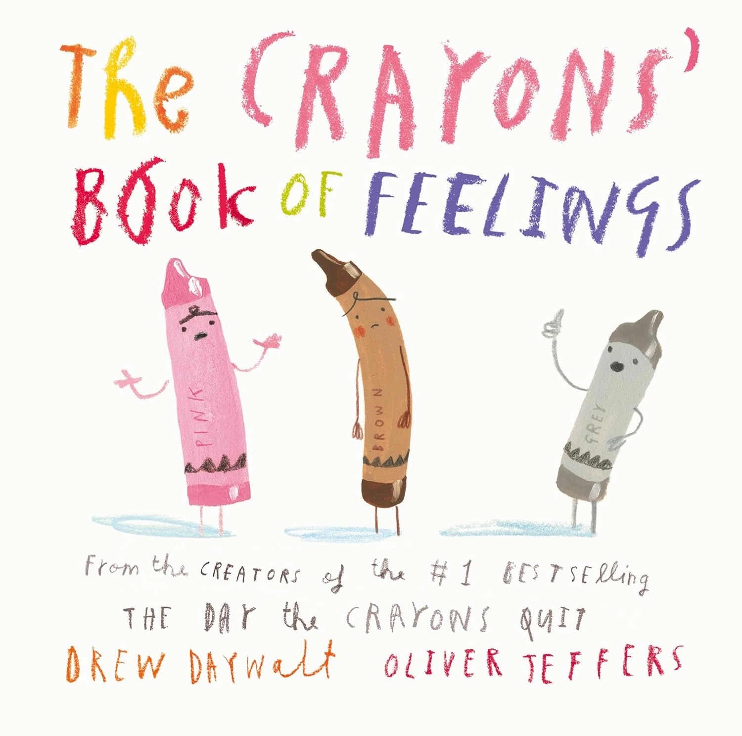 Oliver Jeffers The Crayons Book of Feelings Board Book for ages 3 