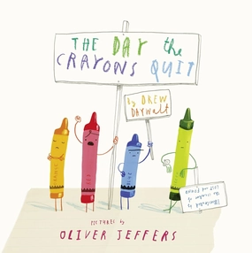 Oliver Jeffers The Day the Crayons Quit Picture Book for ages 3 