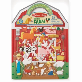 On The Farm Puffy Sticker Play Set