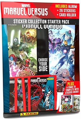 Panini Marvel Versus Sticker Collection Starter Pack