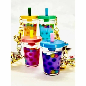 Pastel Boba Floaty Keycharm