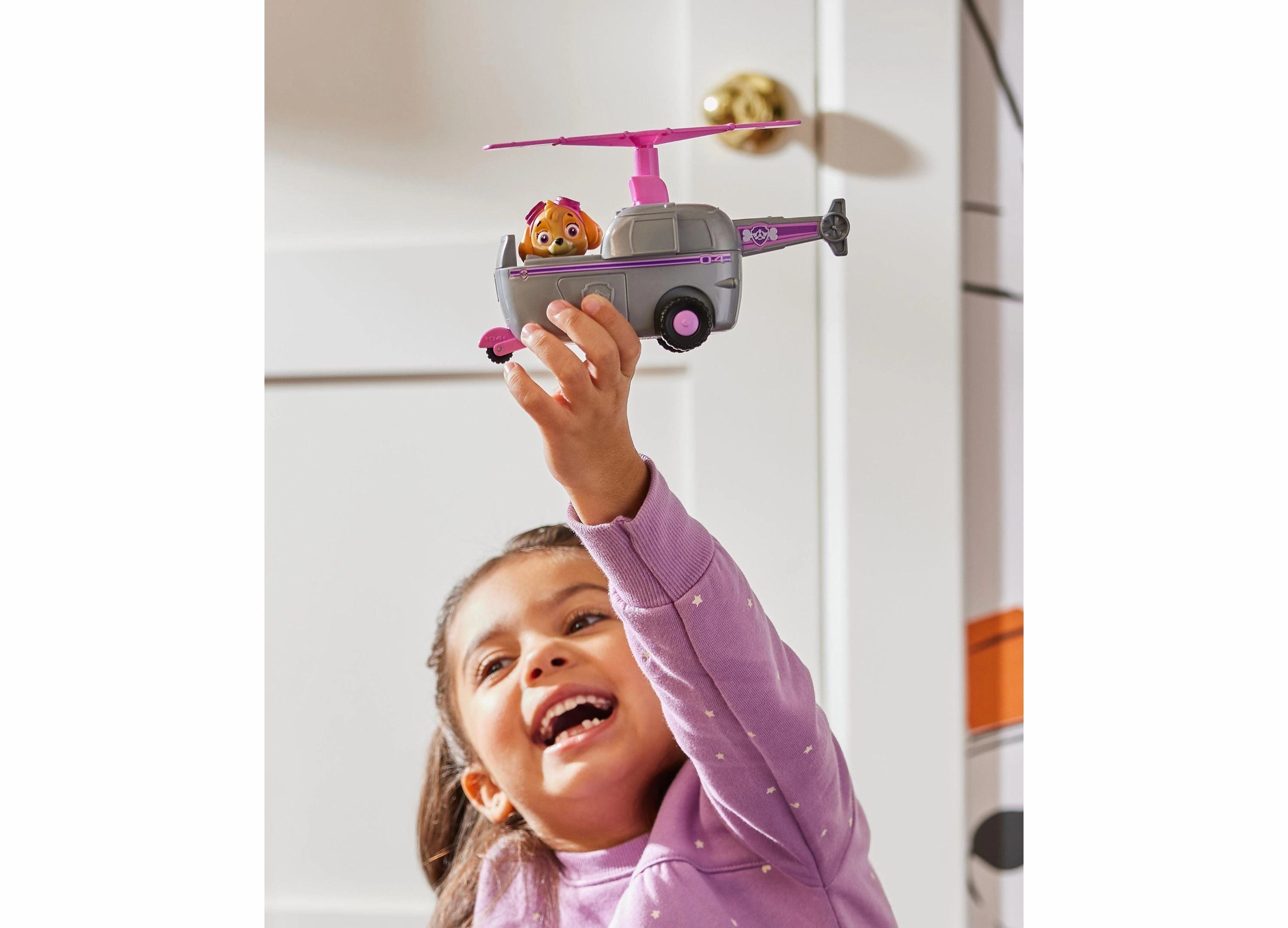Paw Patrol Skye's Helicopter Toy Vehicle with Action Figure