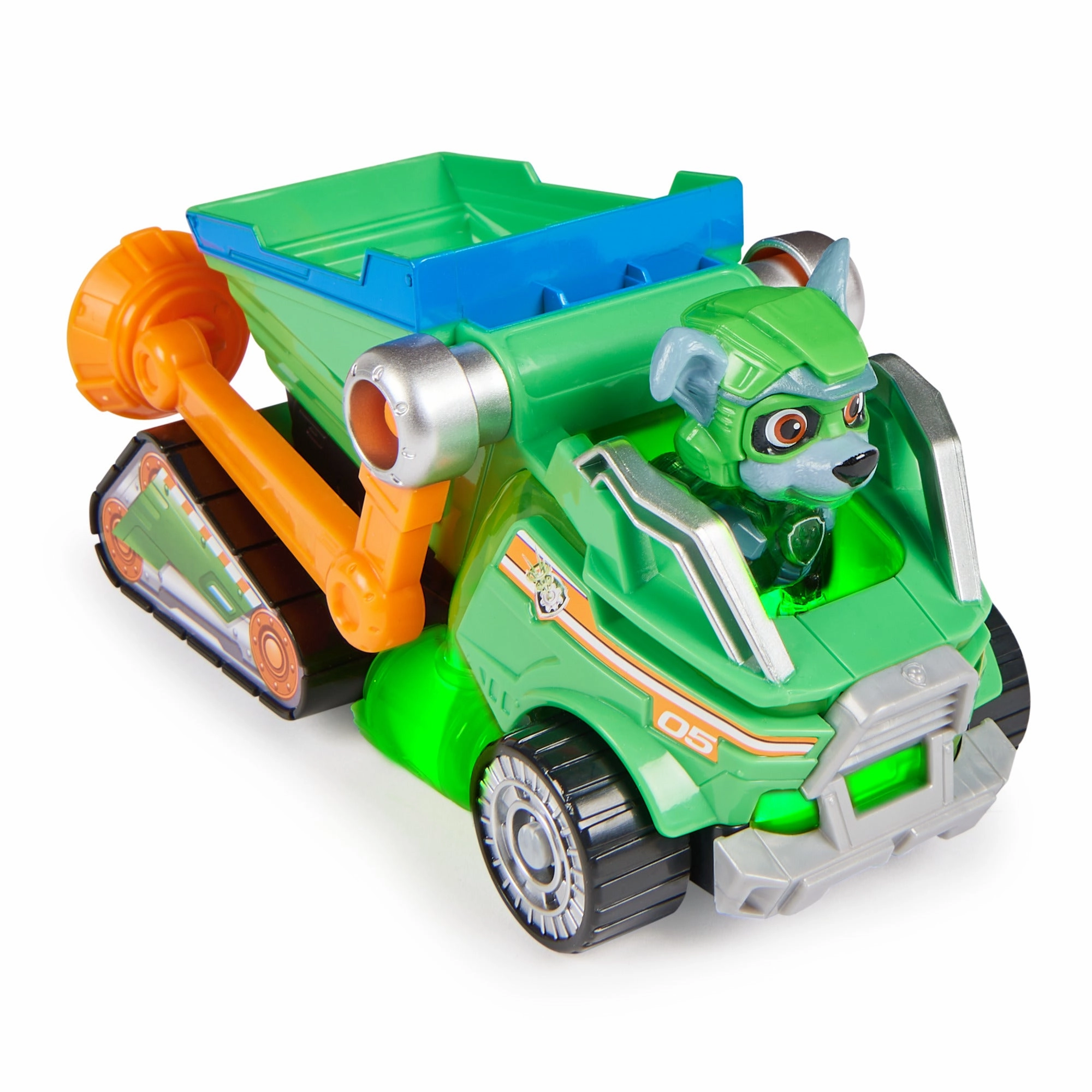 PAW Patrol The Mighty Movie Theme Vehicle Rocky Mighty Movie Recycle Truck