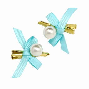 Pearl Rhinestone Hair Clip